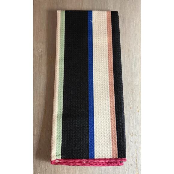 Room Essentials Waffle Bold Striped Hand Towel Multicolor 16”x26” - Picture 5 of 9